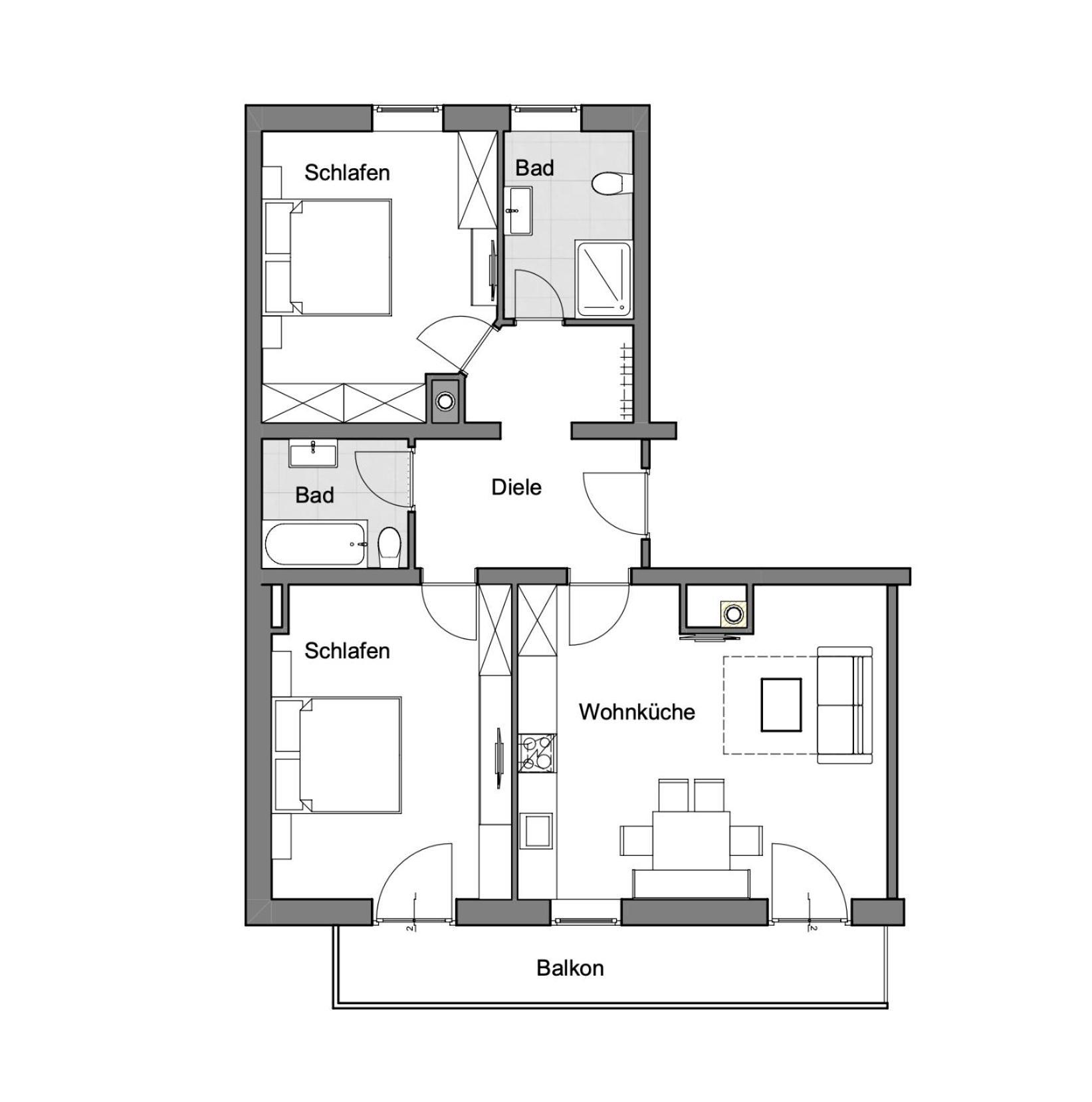 Apart Alpenrose ชปิส ภายนอก รูปภาพ
